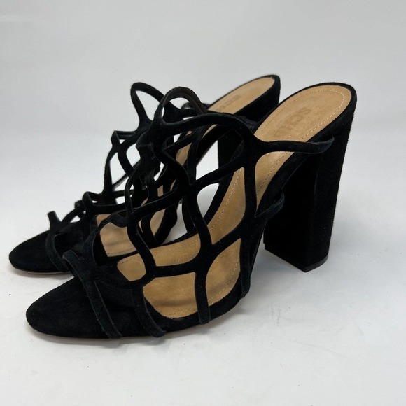 schutz strappy heels